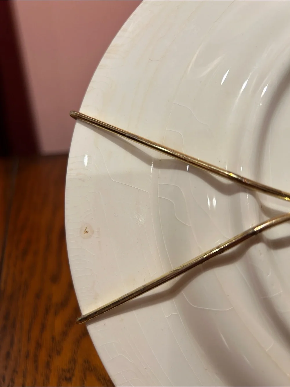 Blue Vine Decorative Serving Plate - White and Blue Made in Italy